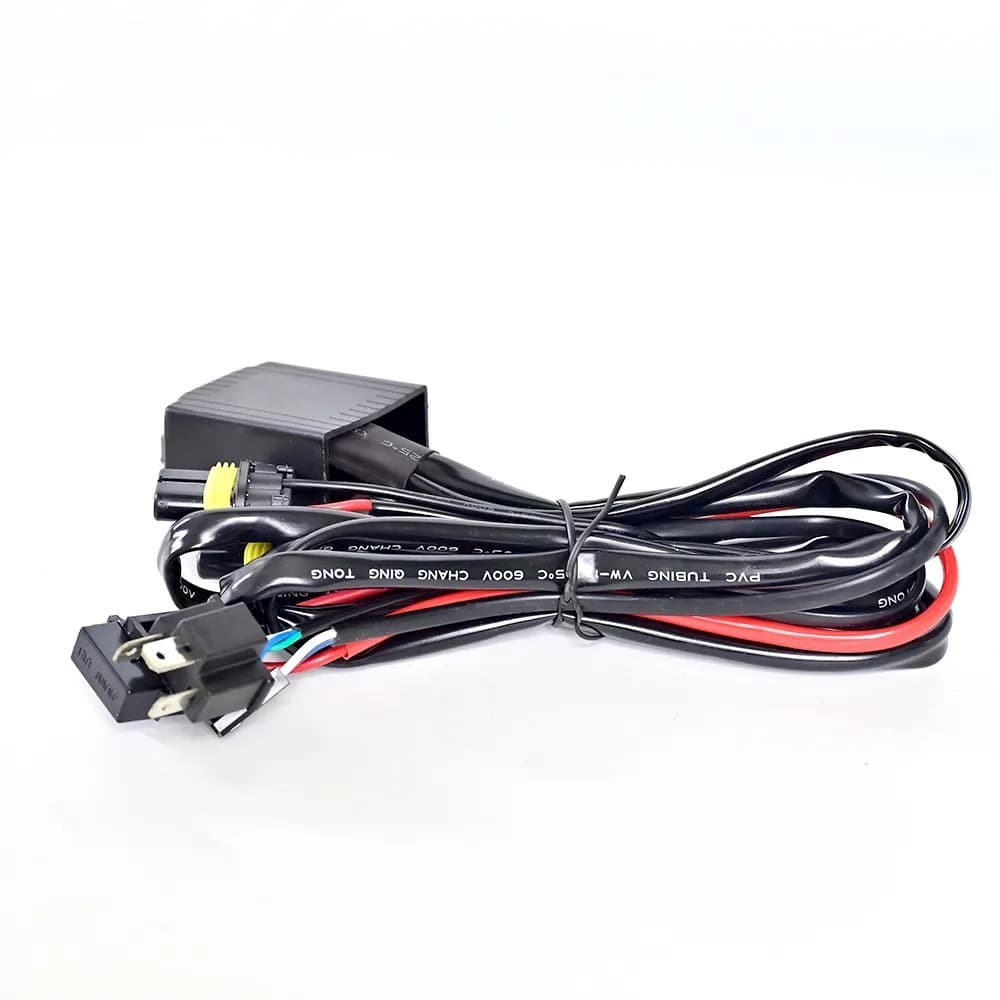 Kabel Relay Set 24V ke 12V H4 untuk Truk, BiLED & HID 2 Lampu 4
