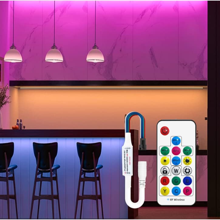 Controller Remote LED Strip RGB Pixel WS2811 WS2812B 366 Mode DC 5-24V 6