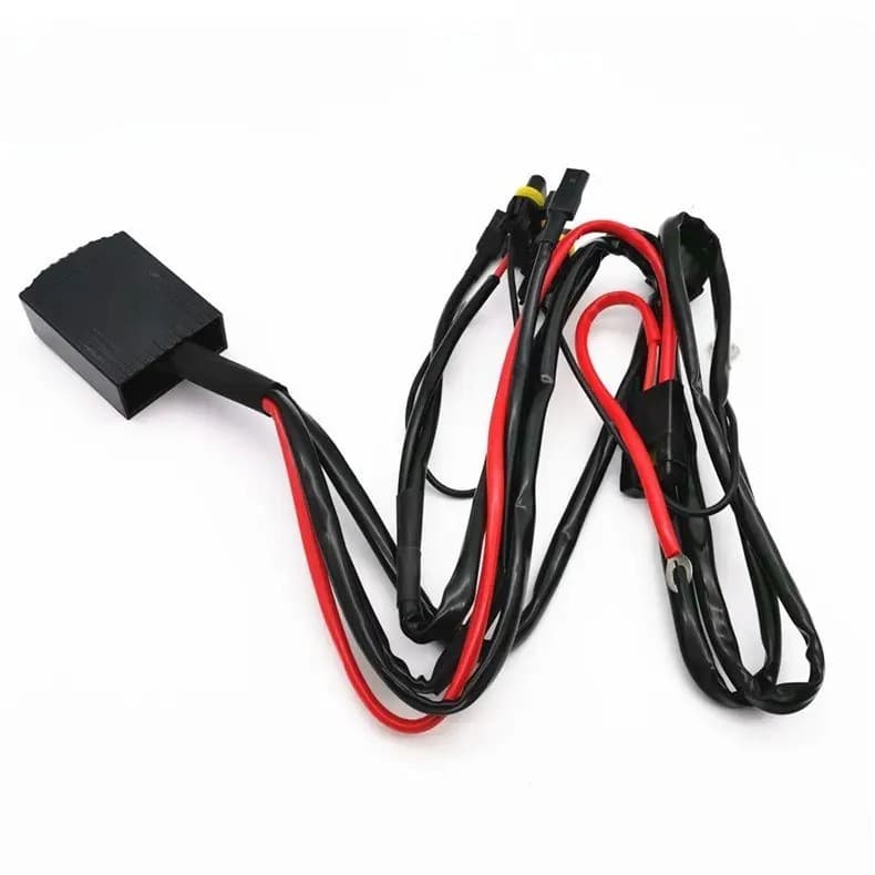 Kabel Relay Set 24V ke 12V H4 untuk Truk, BiLED & HID 2 Lampu 3