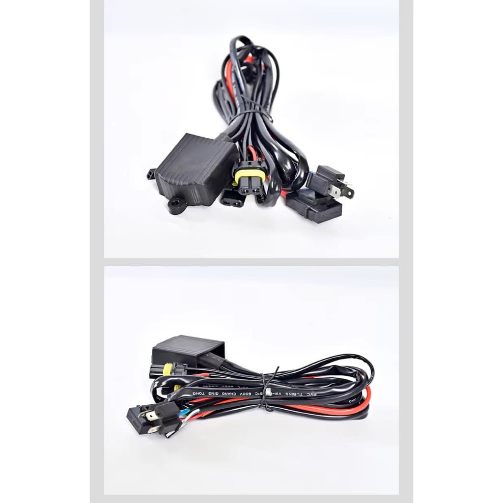 Kabel Relay Set 24V ke 12V H4 untuk Truk, BiLED & HID 2 Lampu 8