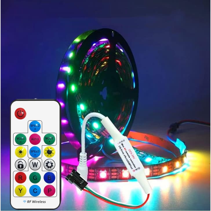 Controller Remote LED Strip RGB Pixel WS2811 WS2812B 366 Mode DC 5-24V 5