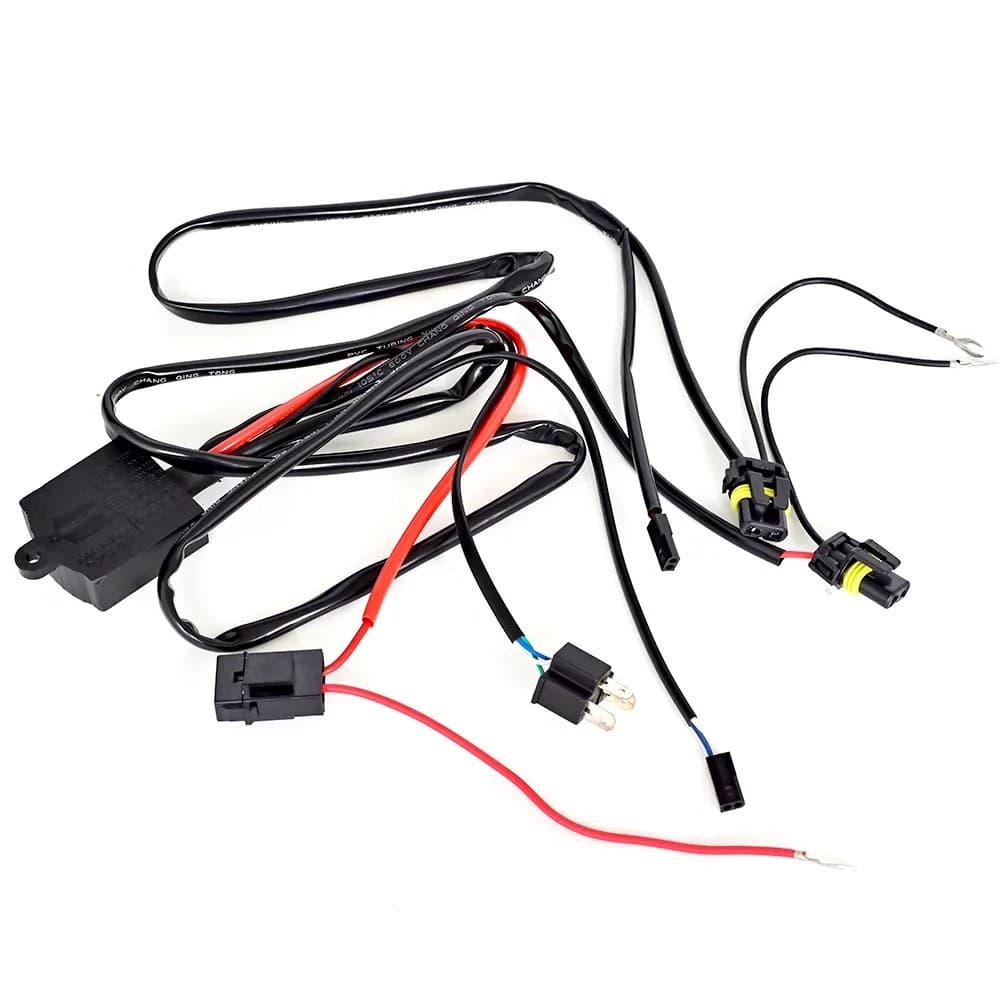 Kabel Relay Set 24V ke 12V H4 untuk Truk, BiLED & HID 2 Lampu 6
