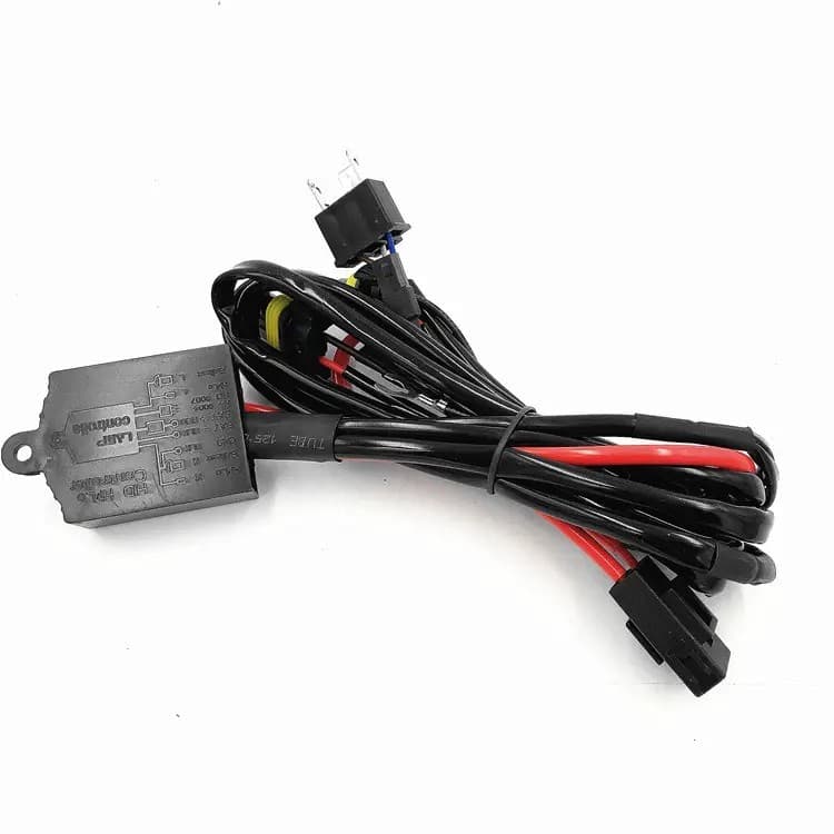 Kabel Relay Set 24V ke 12V H4 untuk Truk, BiLED & HID 2 Lampu 2
