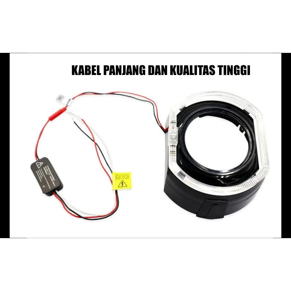 Shroud BMW Full Angel Eyes Crystal Premium 2,5 Inch Universal (Per Pcs) 4