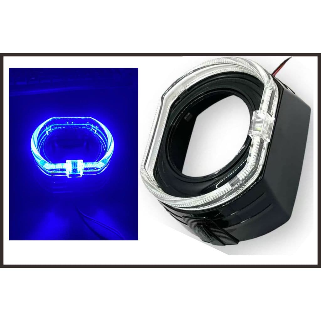 Shroud BMW Full Angel Eyes Crystal 3 Inch untuk Projector BiLED & HID (Per Pcs) 9
