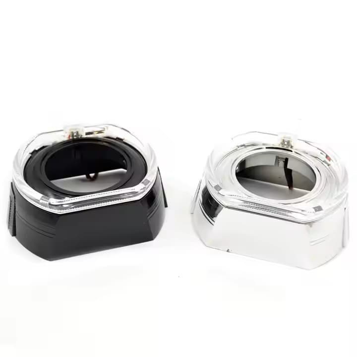 Shroud BMW Full Angel Eyes Crystal 3 Inch untuk Projector BiLED & HID (Per Pcs) 2