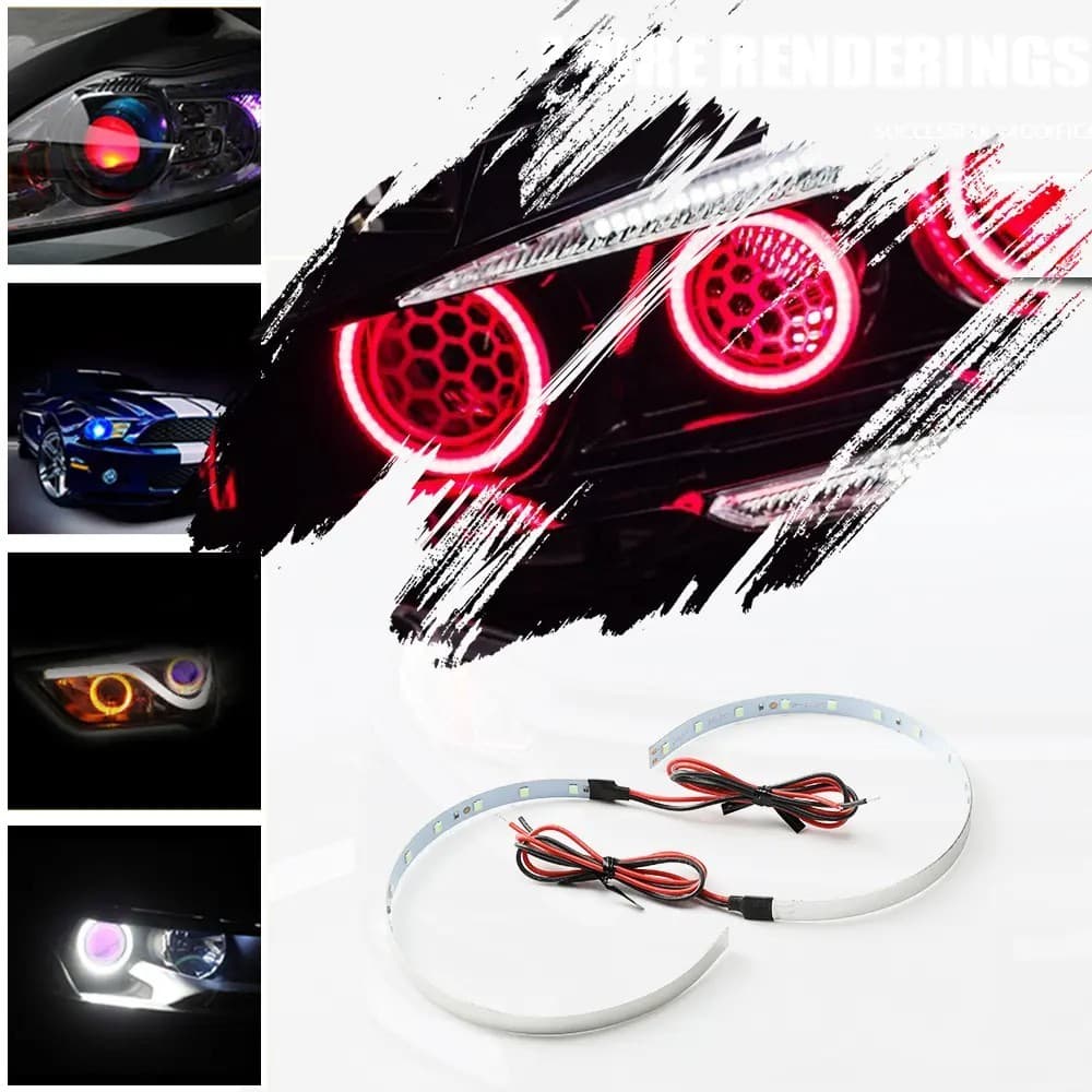 Devil Eyes / Demon Eyes 15 LED untuk Projector BiLED & HID 12V (Per Pcs) 6