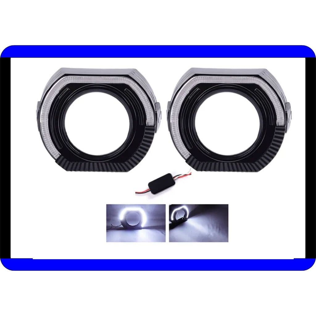 Shroud BMW Sport 3 Inch Angel Eyes untuk BiLED (1 Set Kanan Kiri) 5
