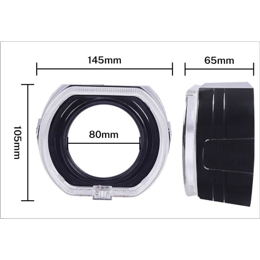 Shroud BMW Klasik Angel Eyes Crystal Mini 3 Inch Universal (Per Pcs) 4