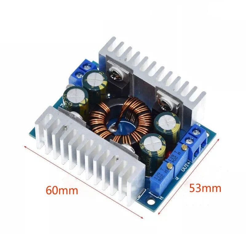 Modul Step Up Down 8A Auto Buck Boost Converter DC-DC CC CV 5-30V 5