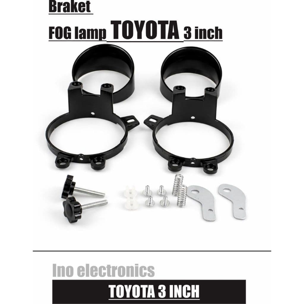 Bracket Foglamp Toyota 3 Inch untuk BiLED + Baut Atur Ketinggian (1 Pasang) 3