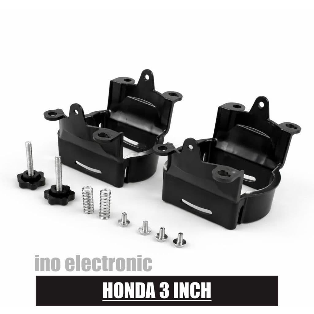 Bracket Foglamp Honda 3 Inch untuk BiLED + Baut Atur Ketinggian (1 Pasang) 4