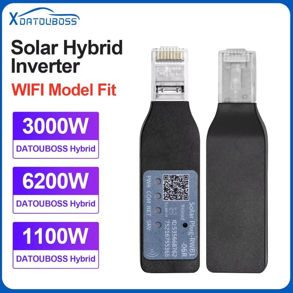 Dongle WiFi + Bluetooth Solar Plug RWB1 untuk Monitoring Inverter Techfine 3