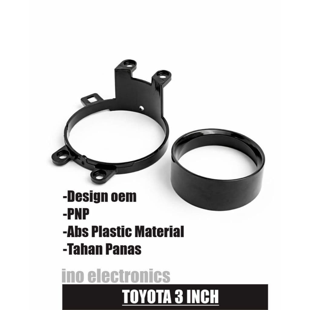 Bracket Foglamp Toyota 3 Inch untuk BiLED + Baut Atur Ketinggian (1 Pasang) 4