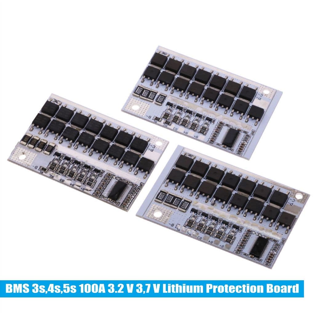 BMS 3S 4S 5S 100A LiFePO4 3,2V Balance Battery Protection Board 4