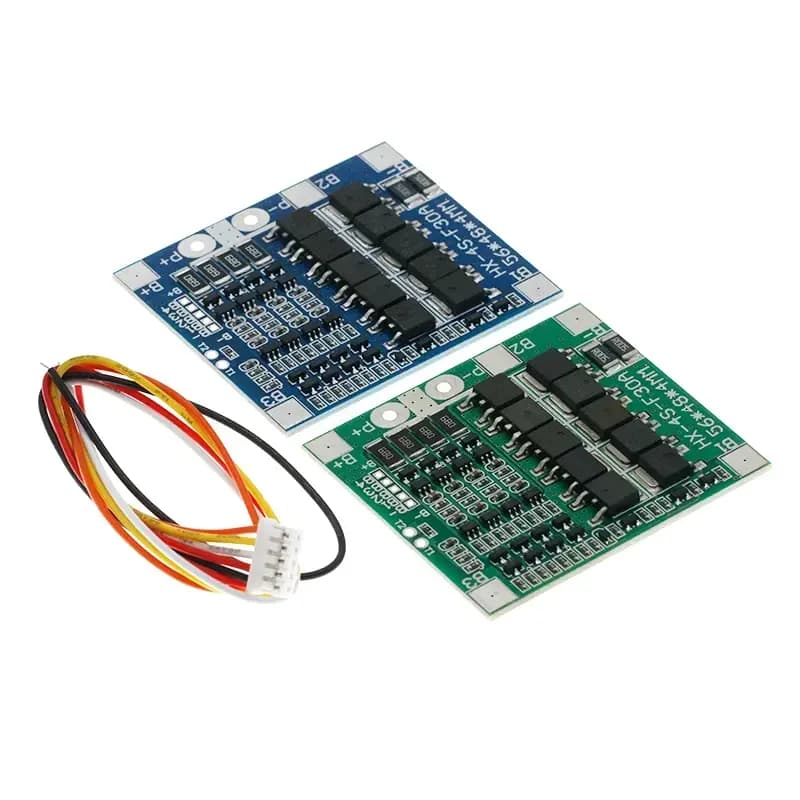 BMS 4S 30A 12V untuk Baterai LiFePO4 & Li-ion (Proteksi + Balancing) 5