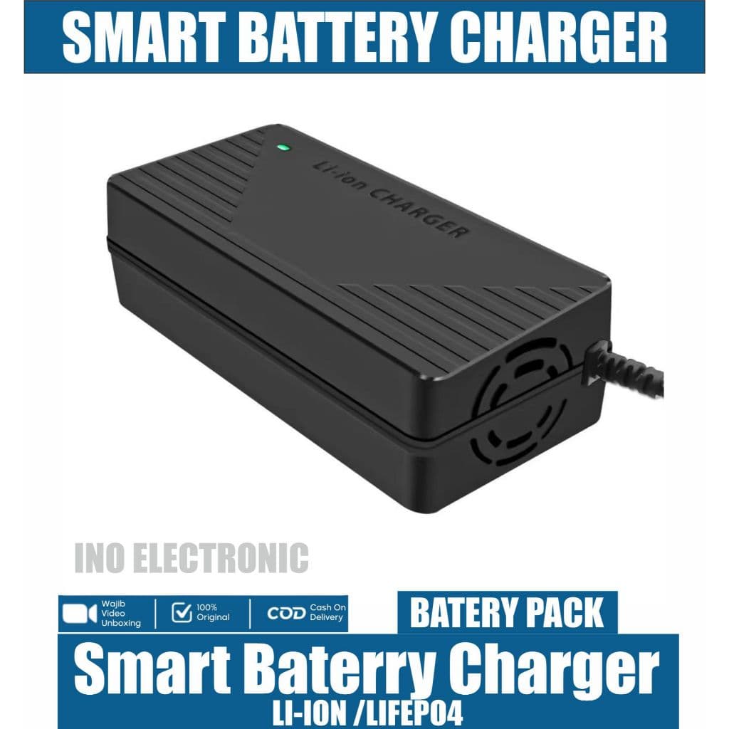 Charger Baterai LiFePO4 48V 58,4V 3A / 5A untuk Sepeda & Motor Listrik 6