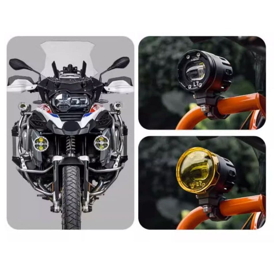 Bracket Lampu Tembak Stang Motor CNC Universal Diameter 28-31 mm 8