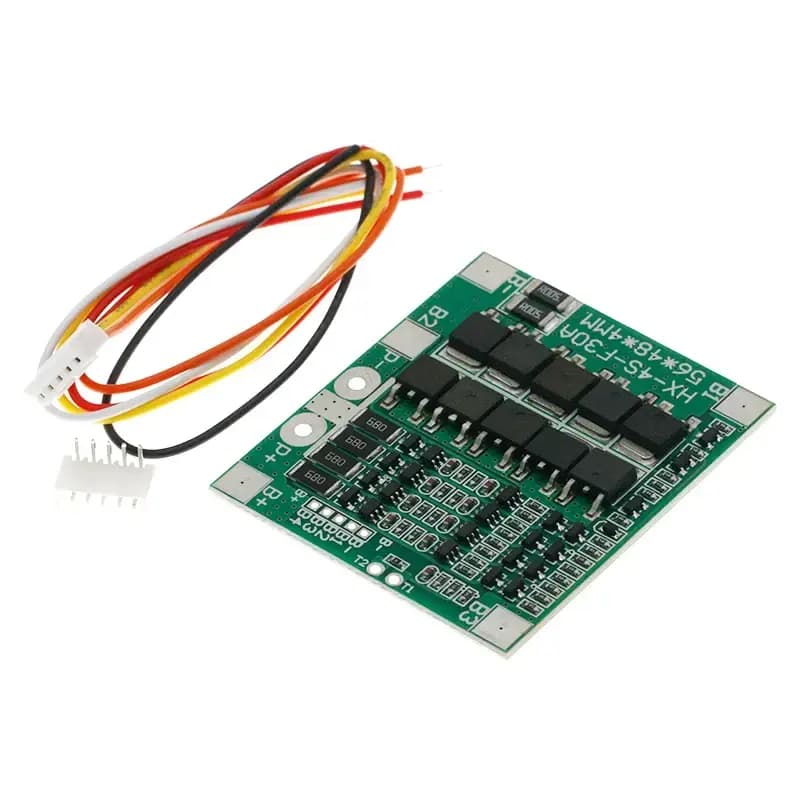 BMS 4S 30A 12V untuk Baterai LiFePO4 & Li-ion (Proteksi + Balancing) 4