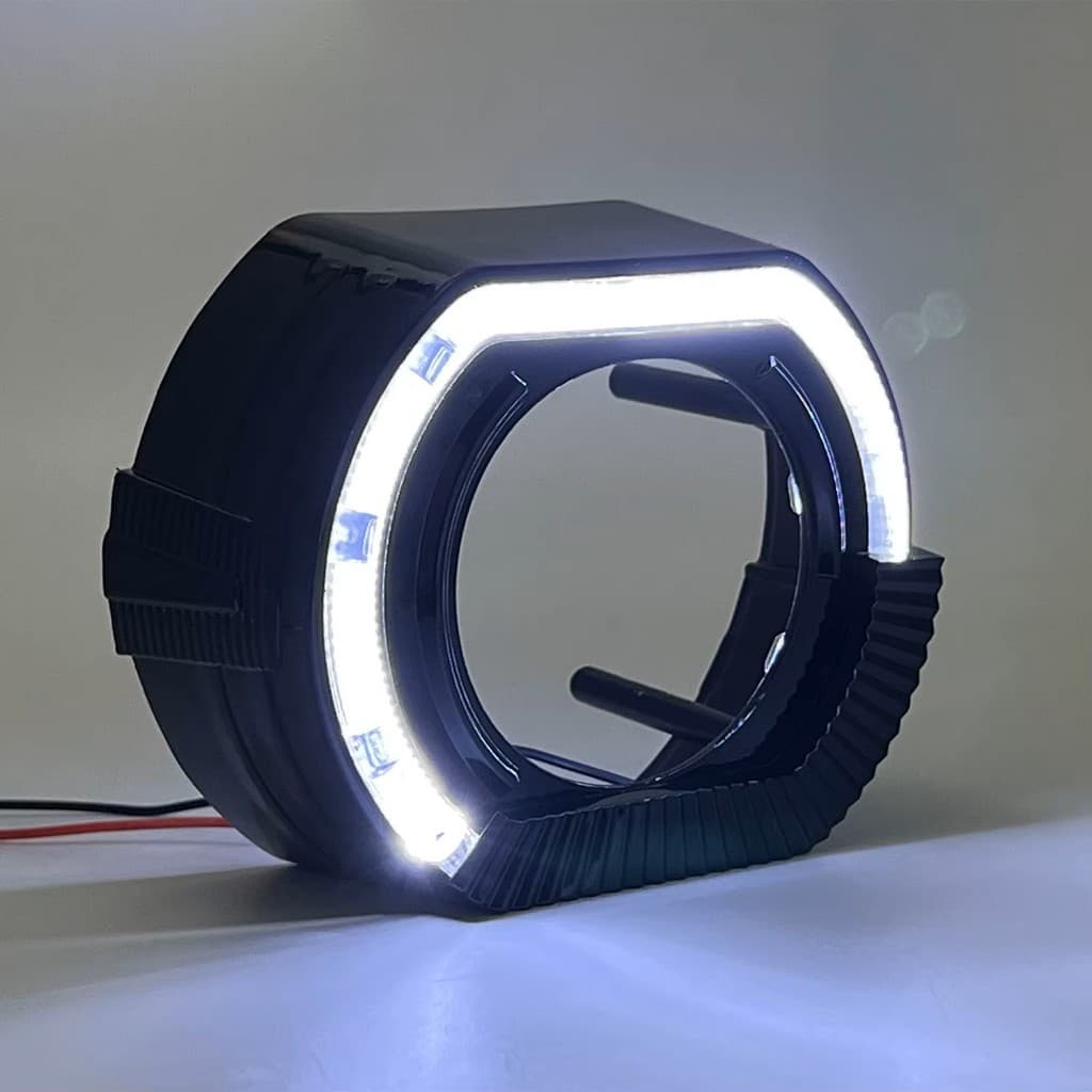 Shroud BMW Sport 2,5 Inch Angel Eyes untuk BiLED (1 Pasang) 3