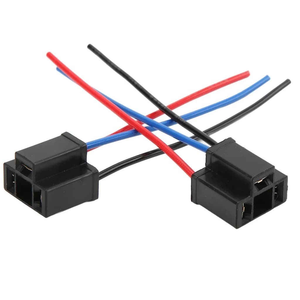 Soket Kabel Lampu H4 Mobil Female / Male / Sepasang Kabel Tembaga