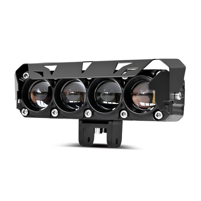 Lampu Tembak SQL 4 Mata LED 45W 12-80V Dual Color + Devil Eyes Strobo 7