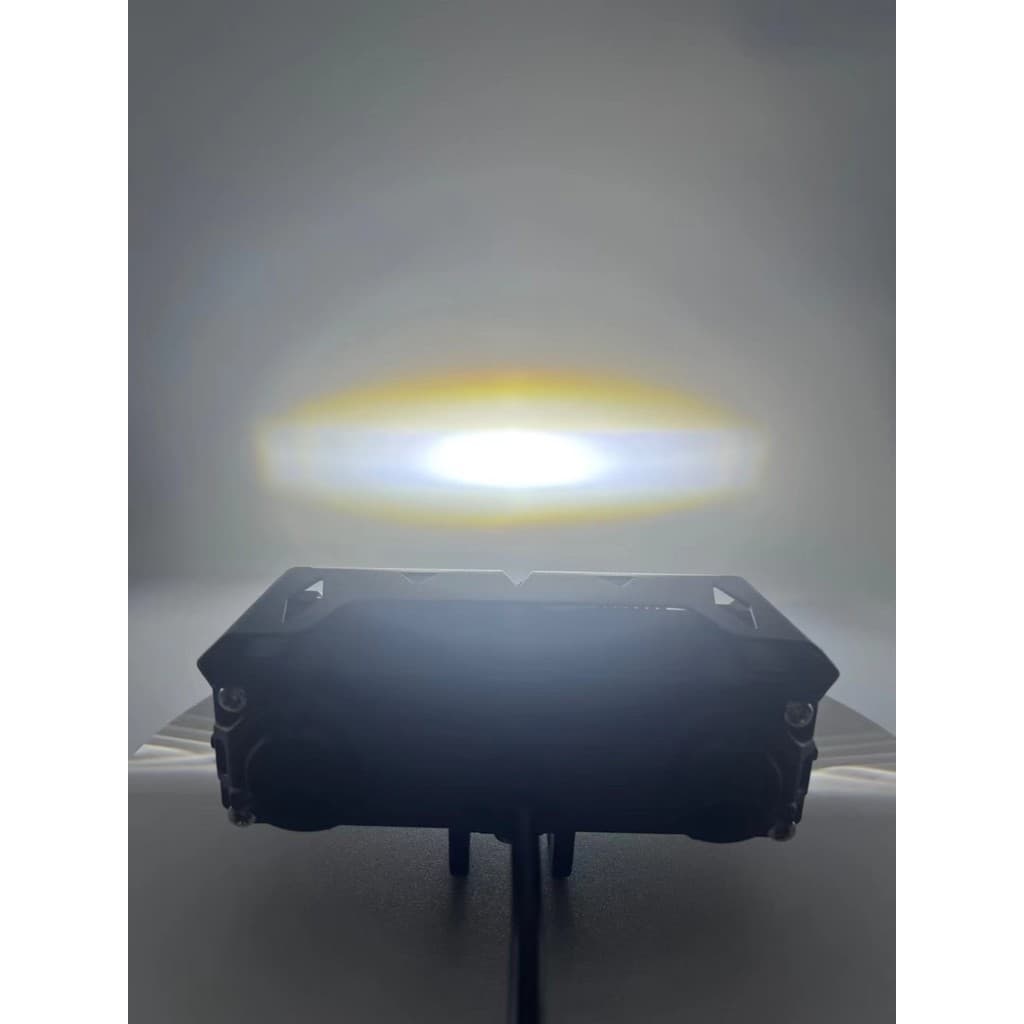 Lampu Tembak SQL 4 Mata LED 45W 12-80V Dual Color + Devil Eyes Strobo 3