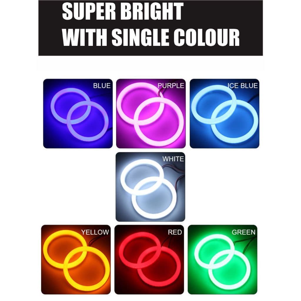 Shroud Angel Eyes Bulat 2D Single Color 2,5 & 3 Inch untuk BiLED 5