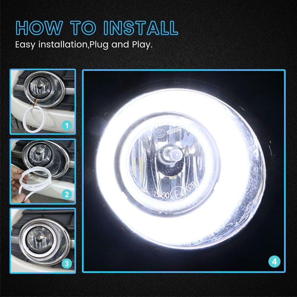 Shroud Angel Eyes Bulat 2D Single Color 2,5 & 3 Inch untuk BiLED 6