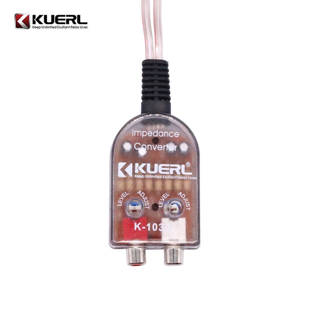 Konverter High to Low RCA KUERL K-103 Audio Mobil (Trafo / Resistor) 5