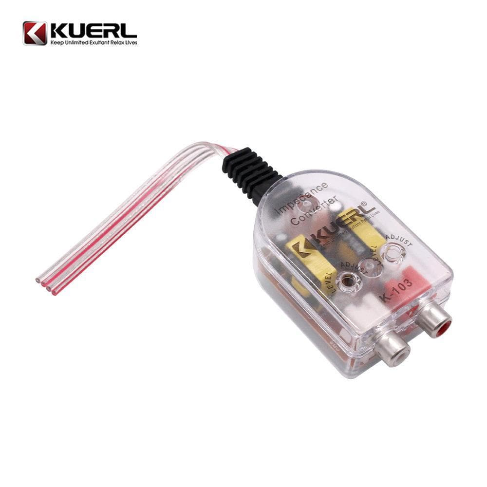 Konverter High to Low RCA KUERL K-103 Audio Mobil (Trafo / Resistor) 4
