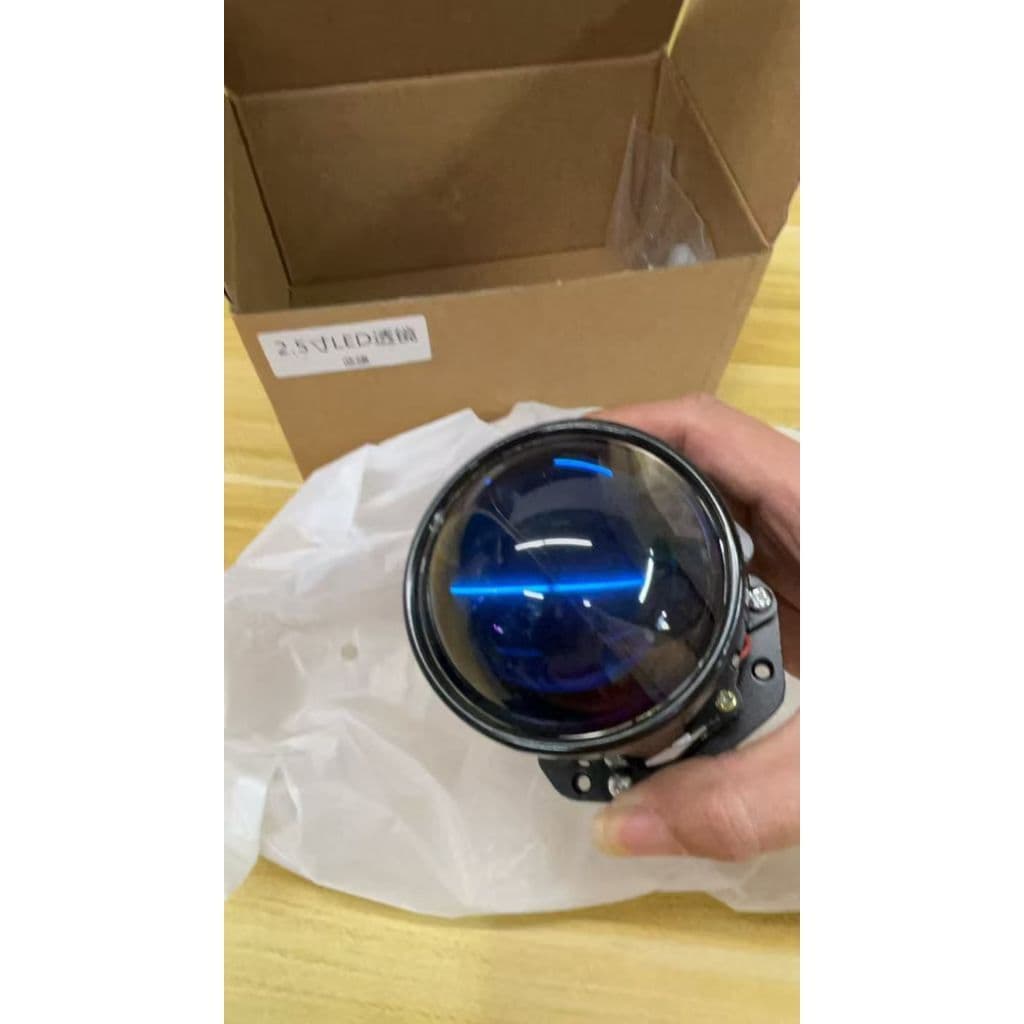 Lampu BiLED 2,5 Inch 55W 6 Chip Premium Blue Lens Cut-off Flat 2