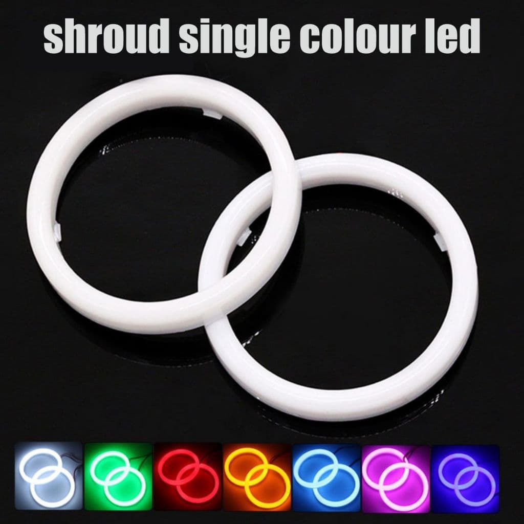 Shroud Angel Eyes Bulat 2D Single Color 2,5 & 3 Inch untuk BiLED 2