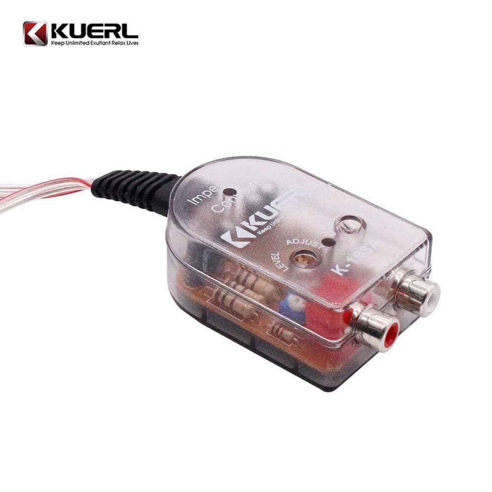 Konverter High to Low RCA KUERL K-103 Audio Mobil (Trafo / Resistor) 3
