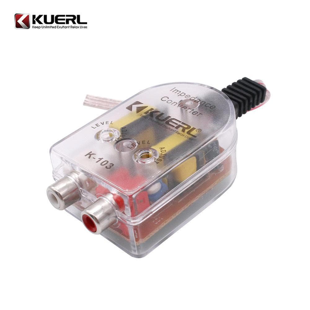 Konverter High to Low RCA KUERL K-103 Audio Mobil (Trafo / Resistor) 6