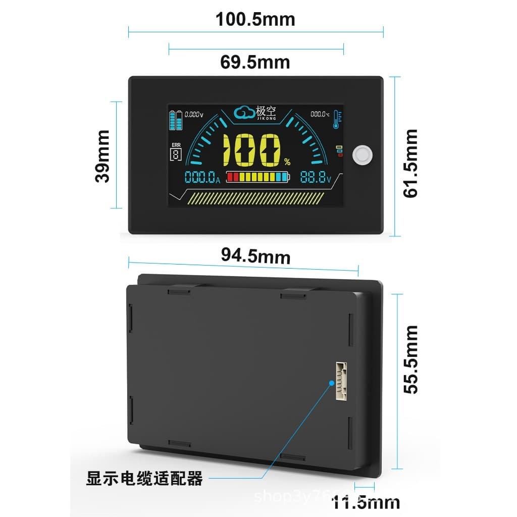 LCD Display BMS Jikong 3,2 Inch Original untuk Smart BMS JK 8