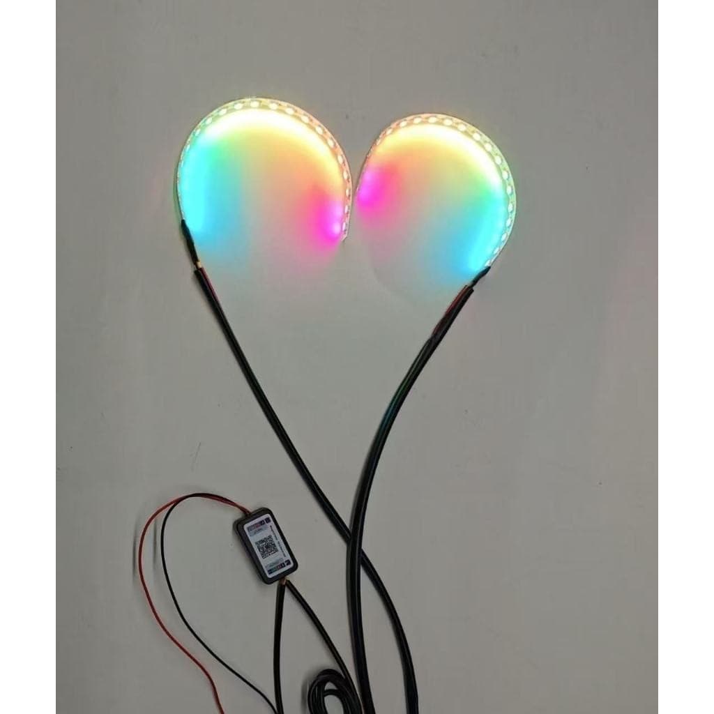 Devil Eyes WRGB 21 LED Kontrol App untuk BiLED 2,5 & 3 Inch Motor Mobil 2