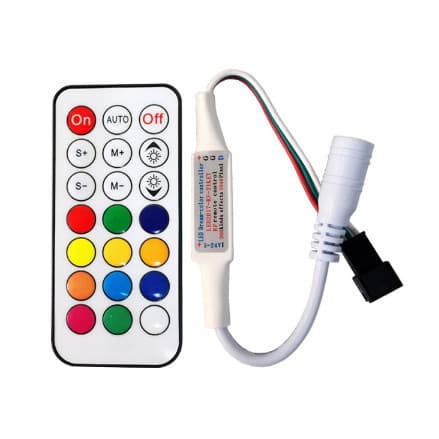 Remote Control RF 21 Tombol Controller LED Pixel WS2812B WS2811 DC 5-24V 2