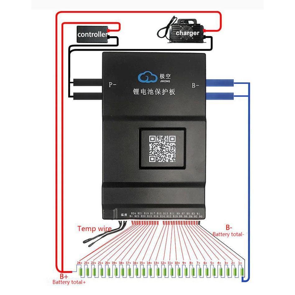 BMS Jikong JK-BD6A24S-6P / 10P Smart Active Balancer Bluetooth 8S-24S 5