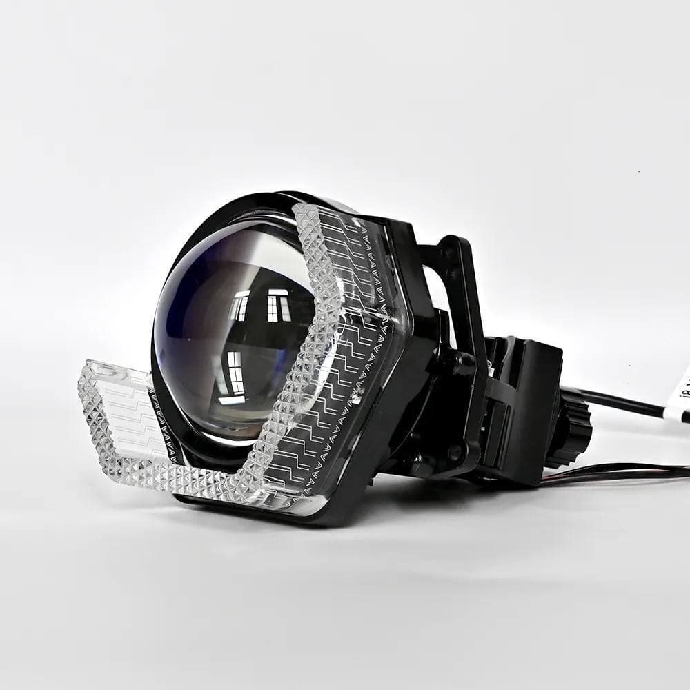 Shroud Akrilik 5D Glory Crystal Polosan Putih 2,5 & 3 Inch untuk BiLED 2