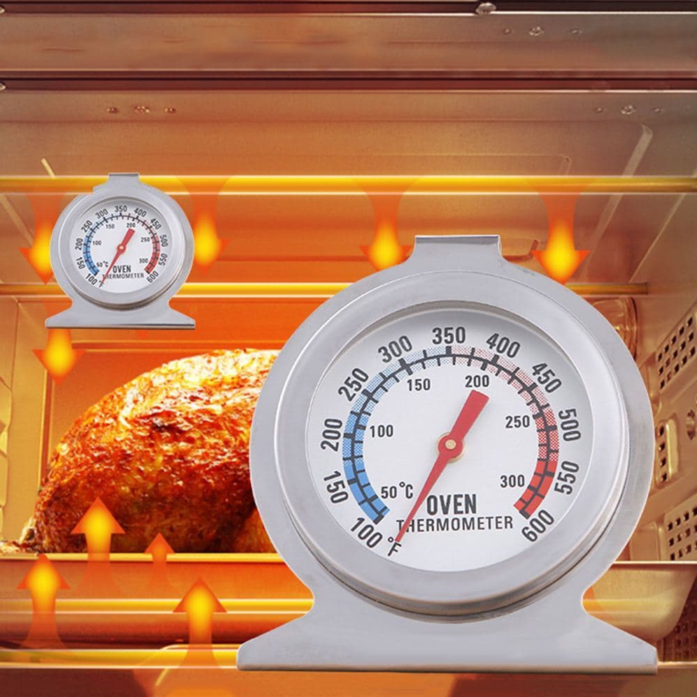Termometer Oven Analog Stainless Steel 50-300°C untuk Baking & Memasak 5