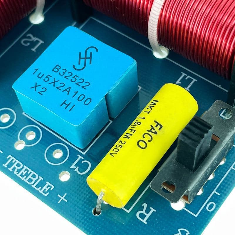 Crossover Pasif 2 Way WEAH-227 Bass Treble 4-8 Ohm 150-200W Original 4