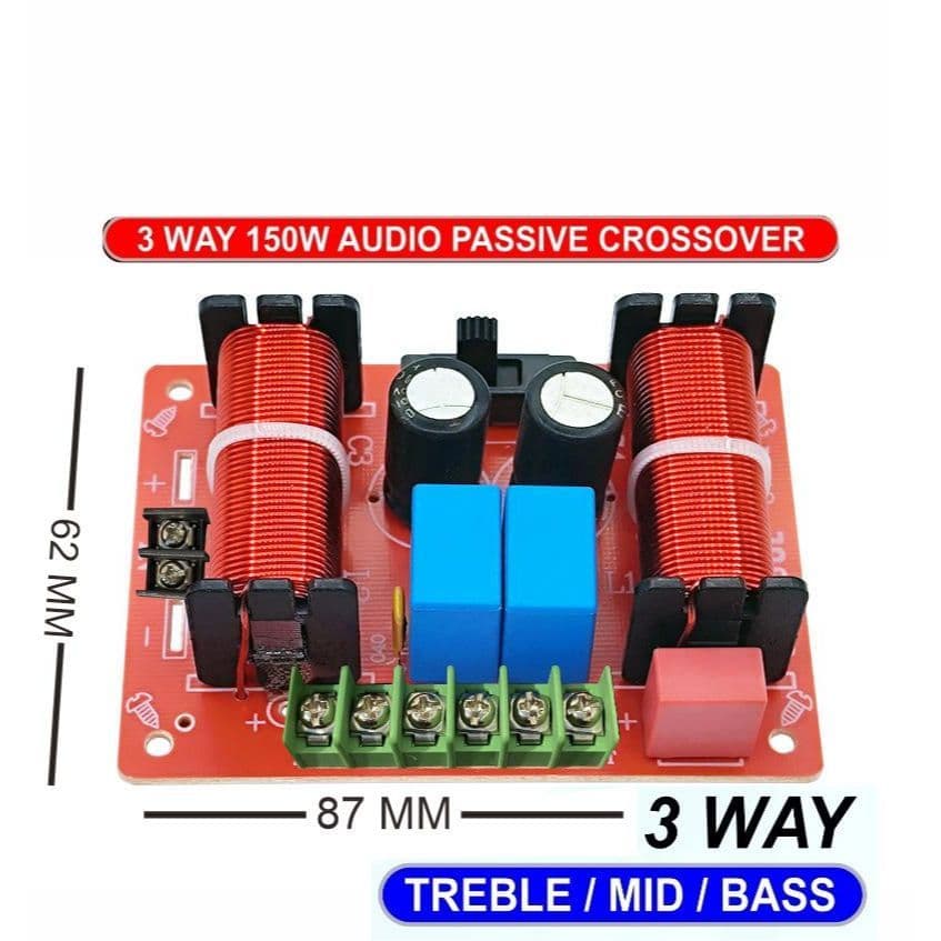 Crossover Pasif 3 Way 150W Treble Middle Bass Kapasitor EPCOS Original 5