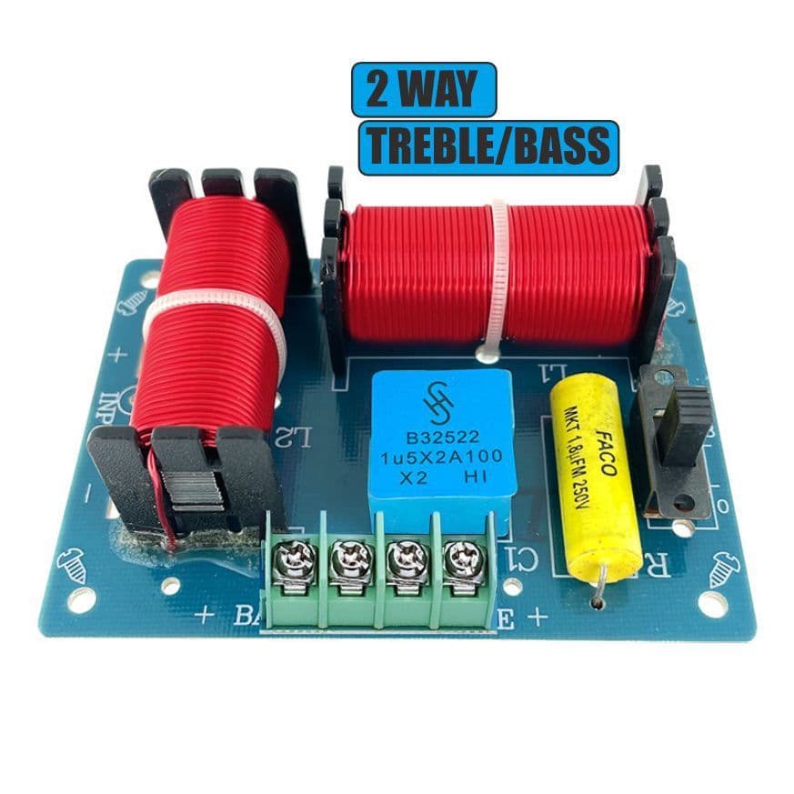 Crossover Pasif 2 Way WEAH-227 Bass Treble 4-8 Ohm 150-200W Original 2