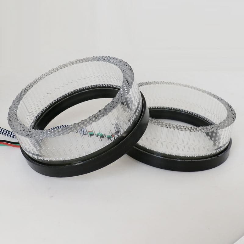 Shroud BiLED Akrilik Crystal 5D Polosan Putih Premium (1 Pcs / 1 Pasang) 7