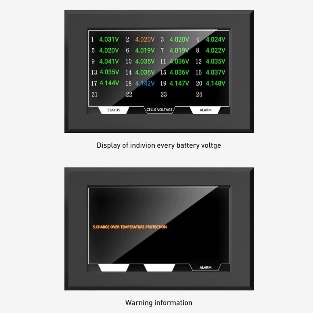 LCD Touchscreen BMS Jikong 4,3 Inch Smart Display Monitor Baterai 4