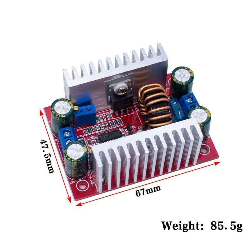 Modul Step Up Boost 400W 15A DC-DC SU-400W Constant Current 8,5-50V ke 10-60V 6