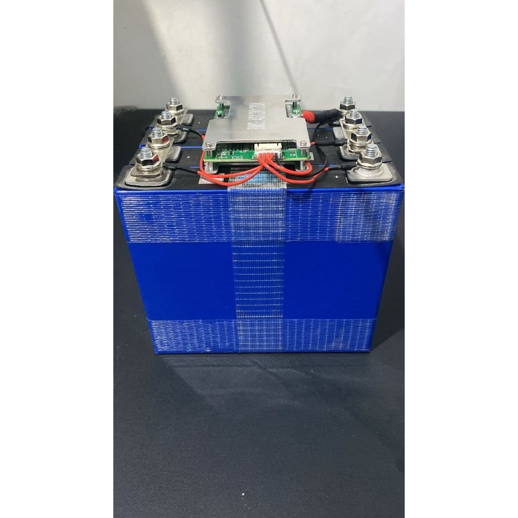 Baterai LiFePO4 12V 50Ah New Cell Prismatic + BMS untuk PLTS & UPS 4