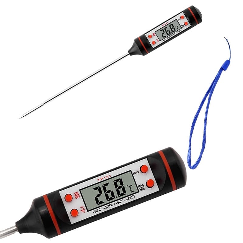 Termometer Digital Makanan & Minyak Goreng Stainless Steel 23 cm -50 s/d 300°C 9