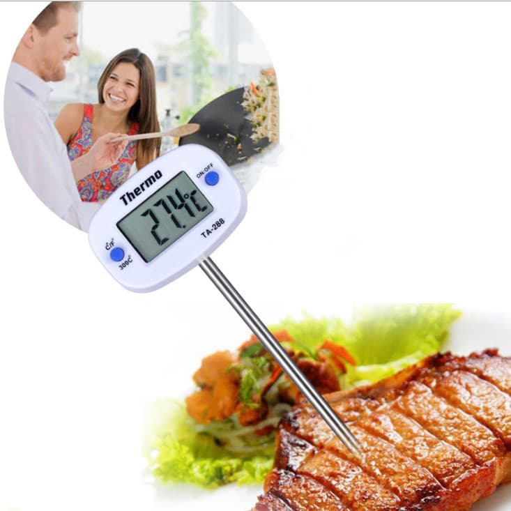 Termometer Makanan Digital -50 s/d 300°C Auto Off untuk Masak, Susu, Kopi & Air 2